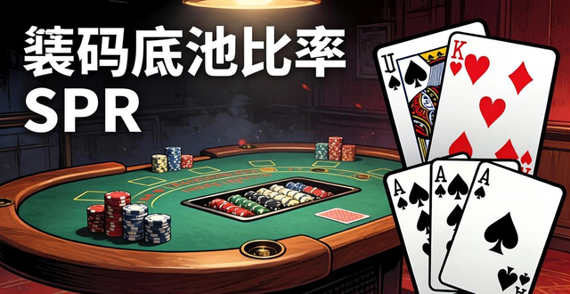 德州扑克概念 - 筹码底池比率“SPR”