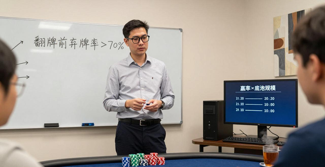 小泽德州扑克怎么学？新手进阶实战技巧