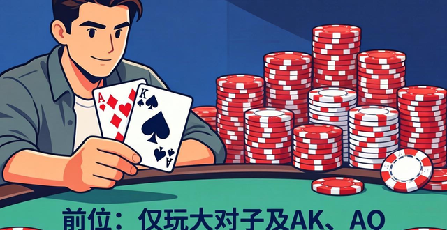 科普德州扑克：新手常犯三个错误，位置决定成败