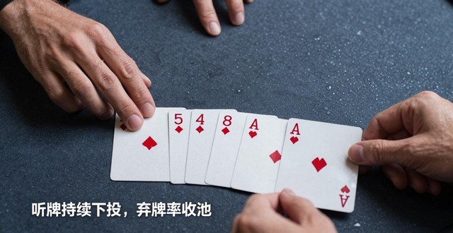 德州扑克167翻牌面怎么玩？顶对听牌策略解析