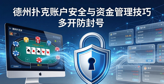 德州扑克账户安全与资金管理技巧 多开防封号