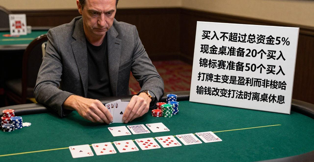 德州扑克高手进阶：新手入门与读牌技巧解析