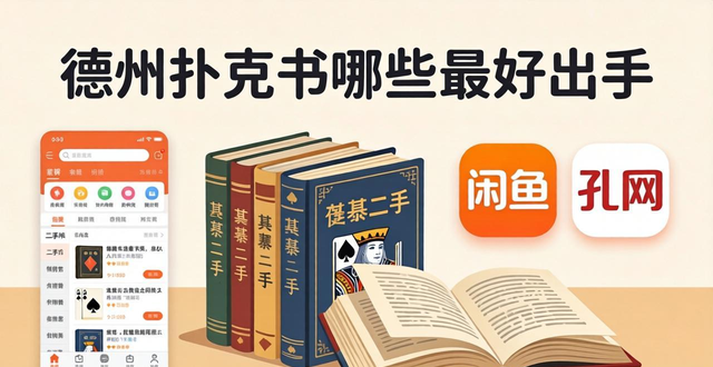 德州扑克书怎么卖出去？闲鱼孔网二手书经验分享