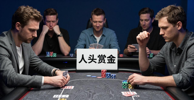 玩赏金德州扑克，盯着人头赏金打才赚钱
