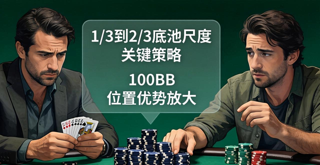 德州扑克100BB深筹码怎么玩？掌握这三个关键策略
