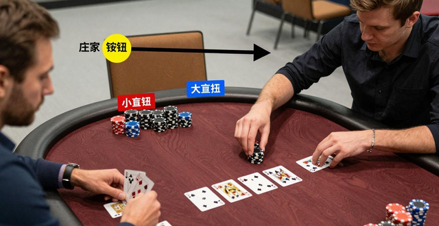 德州扑克庄家按钮怎么用？搞懂做庄规则抢占位置优势