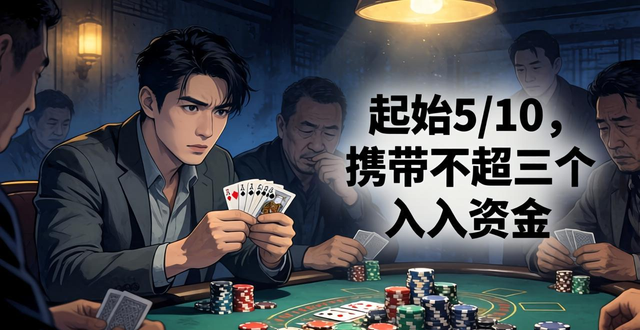 梁园德州扑克水平一般 新手老老实实打价值