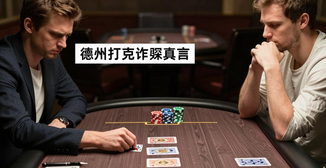 德州扑克诈唬真言：这些牌面最适合偷鸡，新手别瞎搞