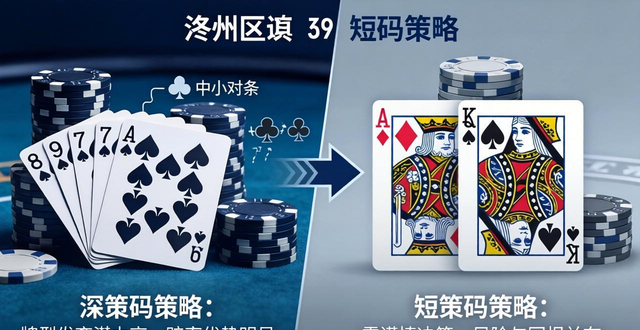 德州扑克深筹码策略 跟短筹码区别打法调整