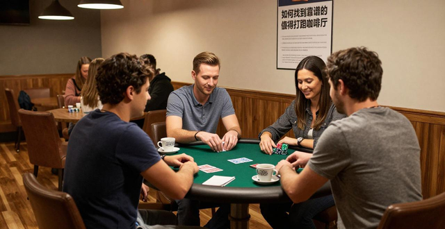 德州扑克咖啡怎么玩？在咖啡馆打牌休闲新体验
