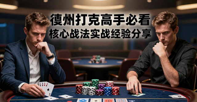 德州扑克高手必看 核心战法实战经验分享