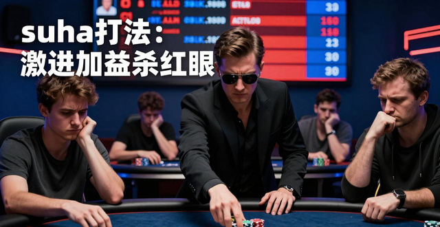 德州扑克suha打法：激进加注杀红眼，专攻对手弃牌心理