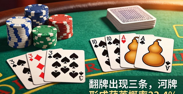 德州葫芦扑克这样比大小 看懂规则轻松赢牌