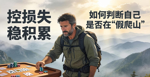 德州扑克爬山不是死扛 学会控损失稳积累