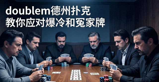 doublem德州扑克 教你应对爆冷和冤家牌