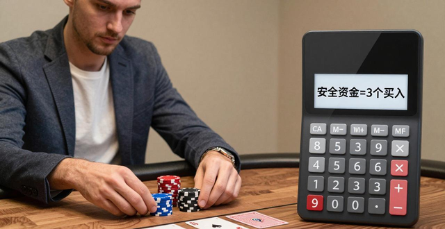 德州扑克资金管理指南 安全资金需要多少个买入