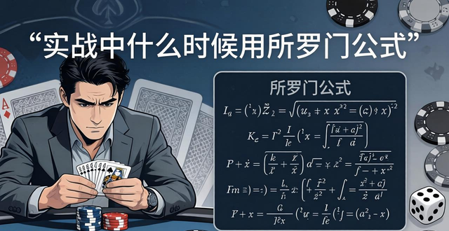 德州扑克听牌胜率怎么算？所罗门公式更准