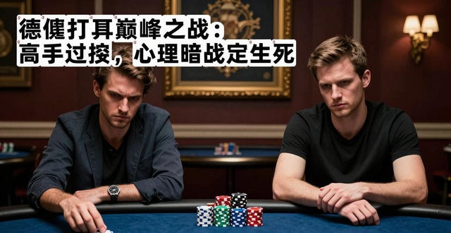 德州扑克巅峰之战：高手过招，心理暗战定生死