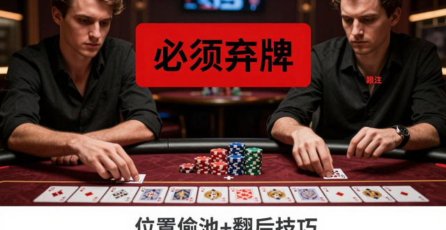 德州扑克27玩法秘诀 位置偷池+翻后技巧