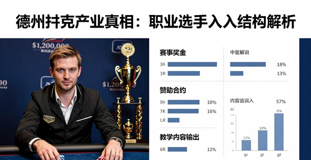 德州扑克产业真相：从灰色地带到正规赛事，你想知道的都在这