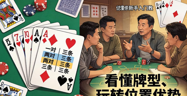 武昌德州扑克新手入门：看懂牌型、玩转位置优势