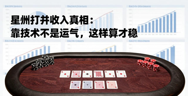 德州扑克收入真相：靠技术不是运气，这样算才稳