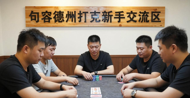 句容德州扑克去哪玩？新手实战经验分享