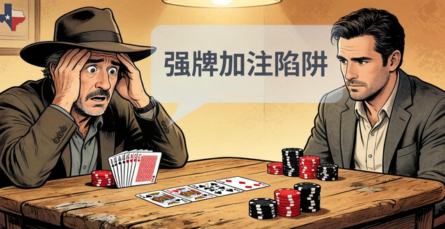 德州扑克捂头打法揭秘 教你识别强牌加注陷阱