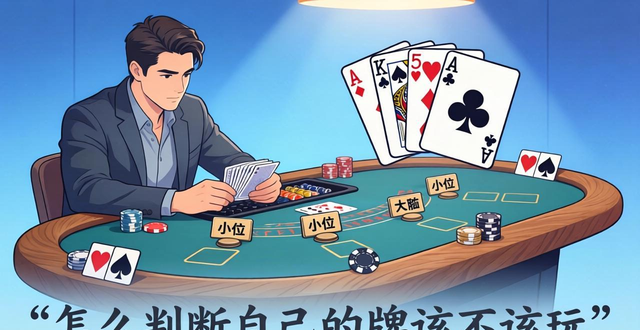 德州扑克新手避坑指南 位置和手牌这样玩