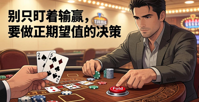 德州扑克创投：别只盯着输赢，要做正期望值的决策