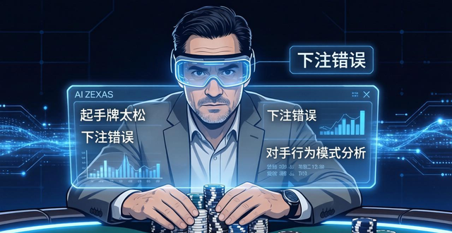 德州扑克AI：你的24小时私教，专治起手牌太松和下注错误