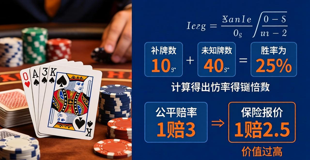 德州扑克保险咋买？用算法算清赔率，别凭感觉