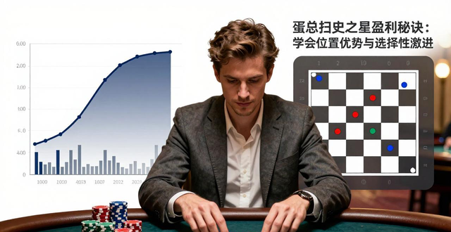 蛋总扑克之星盈利秘诀：学会位置优势与选择性激进