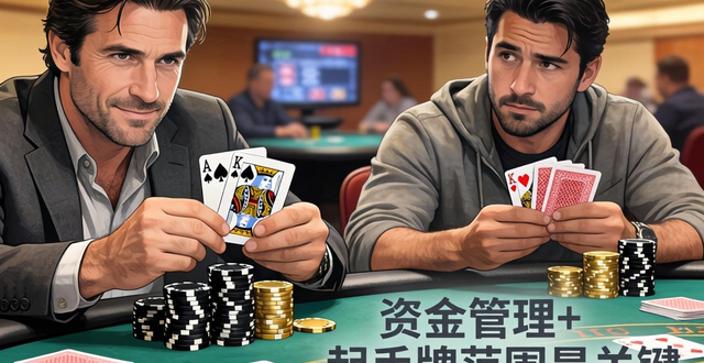 德州扑克204080怎么玩？资金管理+起手牌范围是关键