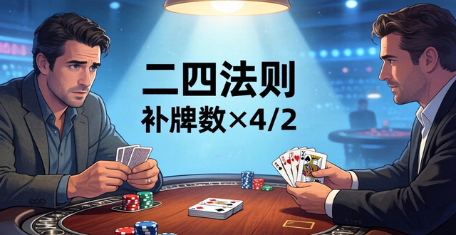 玩德州扑克别靠感觉！用概率算底池赔率才稳赢