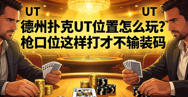 德州扑克UT位置怎么玩？枪口位这样打才不输筹码