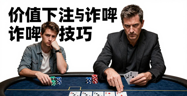 德州扑克河牌圈怎么玩？价值下注和诈唬技巧全解析