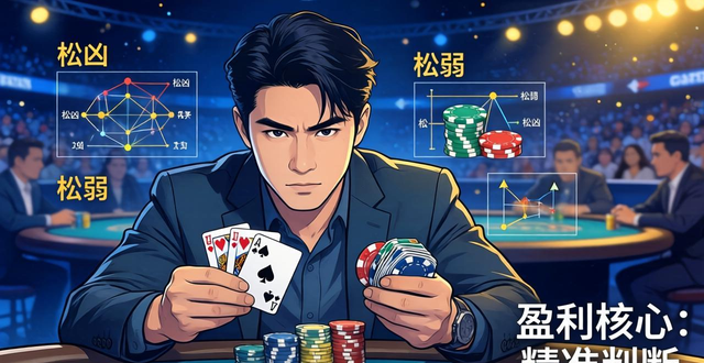 德州扑克青松玩家怎么对付？松凶松弱一眼分辨