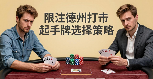 牛仔扑克入门：限注德州扑克怎么玩？新手必看技巧