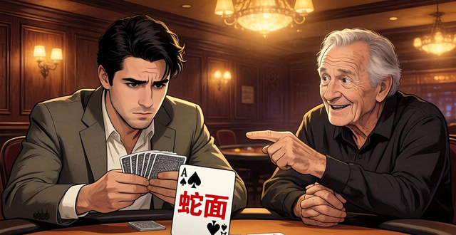 德州扑克蛇是啥意思？新手听老玩家说中蛇别懵了