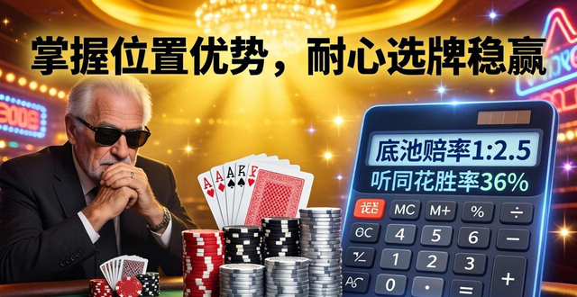 德州扑克斗牛核心技巧:掌握位置优势,耐心选牌稳赢 德州扑克斗牛核心技巧:掌握位置优势,耐心选牌稳赢