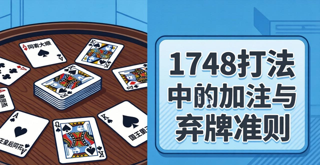德州扑克1748范围详解 新手必学的起手牌策略 德州扑克1748范围详解 新手必学的起手牌策略