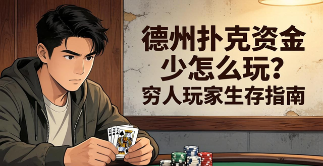德州扑克资金少怎么玩？穷人玩家生存指南