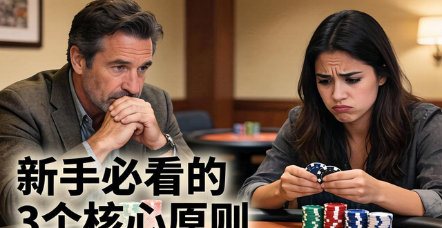 晶晶德州扑克:新手必看的3个核心原则,避开99%的坑 晶晶德州扑克:新手必看的3个核心原则,避开99%的坑