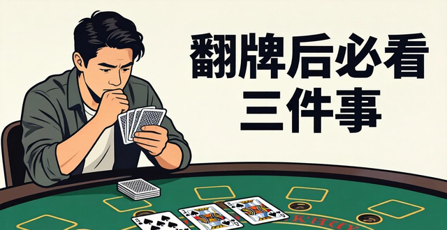 德州扑克新手必看:避免上头破产,掌握起手牌和翻牌核心逻辑 德州扑克新手必看:避免上头破产,掌握起手牌和翻牌核心逻辑