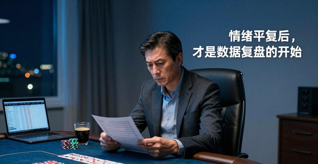 德州扑克发火怎么办？3招教你打断上头状态