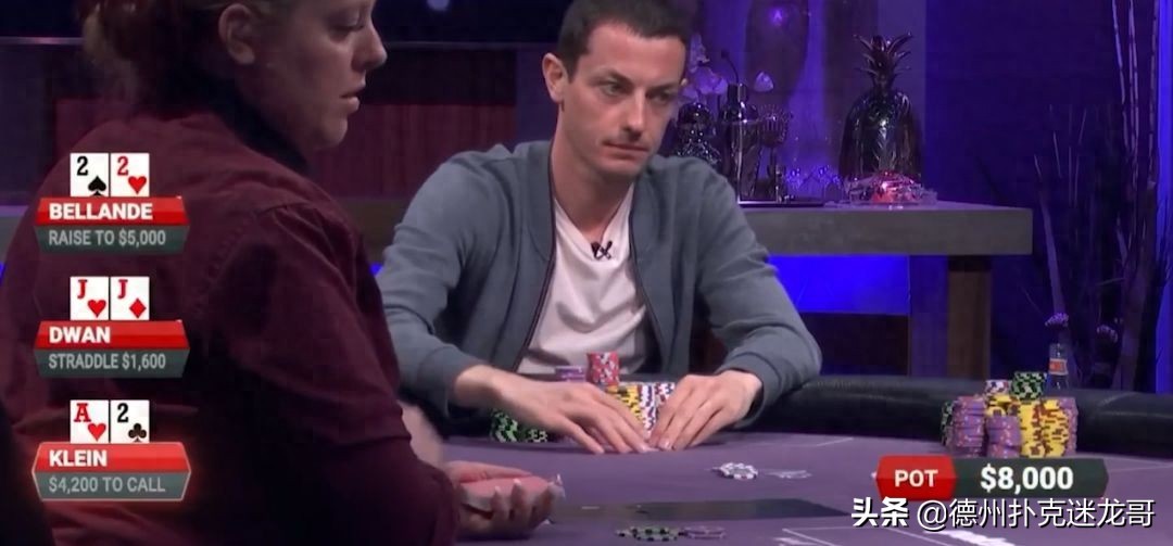 国外200-400美元常规桌超深筹码德州扑克牌局解析