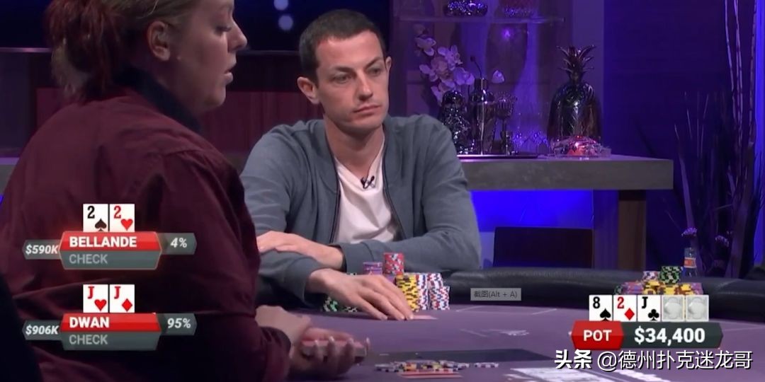 国外200-400美元常规桌超深筹码德州扑克牌局解析