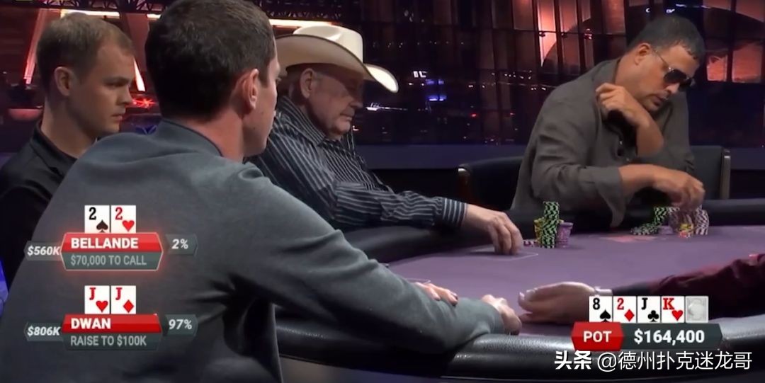 国外200-400美元常规桌超深筹码德州扑克牌局解析