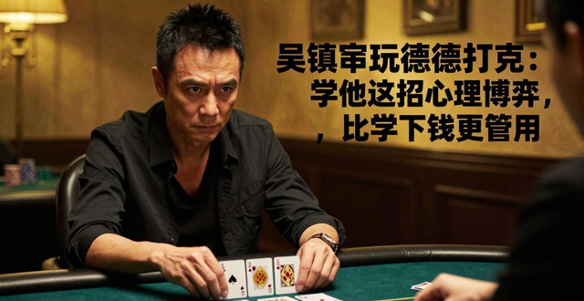 吴镇宇玩德州扑克：学他这招心理博弈，比学下注更管用